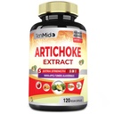 Cápsulas extraídas do suplemento de alcachofra, 4 Meses Fornecimento com papaia, Apple Pectin, Curcumina Turmérica, Bladderwrack - Suportes Digestion Function - 120 Cápsulas Vegan