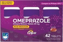 Rite Aid Acid Reducer Omeprazol Atrasado Release Comprimidos - 20 mg, 3 garrafas, 14 contagem cada (42 contagem total), sem sabor, Azia alívio, Azia Medicina, trata azia freqüente