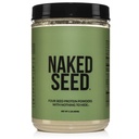 Sementes nuas - 4 Sementes de pó de proteína, Só 4 Ingredientes - Chia, Melancia, Girassol e abóbora de semente - Sem glúten, Sem soja, Vegan, Sem Gmos, Sem adoçantes artificiais - 15 Servings