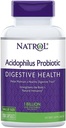 Natrol Acidophilus 100mg Cápsulas, Sem sabor, Roxo, Contagem de 150, Embalagem de 3