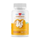Ómega 3 Óleo de peixe para cães - 120 comprimidos mastigáveis - com Omega 3, 6, e 9, Vitamina E para o derramamento de cão, Comichão, Pele seca, Joint & Heart Support