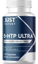 Apenas Potente 5-HTP Ultra 200mg .. 120 Cápsulas - Fornecimento de 4 meses .. para o sono, humor e saúde cerebral .. Fortificado com SAM-e e vitamina B6