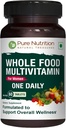 Nutrição pura Alimentos inteiros Multivitamina para as mulheres 60 tabs  , um-um-dia , 100% RDA , 24 vitaminas naturais e minerais , toda planta natural baseada Multivitamina das mulheres , 2 meses de fornecimento