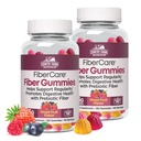 País Fazendas Fiber Care Gummies Prebióticos, 6g de fibra por serviço, FOS de beterrabas, Saúde Digestiva, Suporta Regularidade, Fruta Misturada