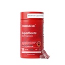 HumanN SuperBeets Beterraba Raiz Cápsulas Quick Release 1000mg, Ajuda a apoiar a produção de óxido nítrico, pressão arterial, saúde do coração, contém não-GMO Beetroot Pó, Antioxidantes estudados 180 contagem