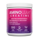Creatina AminoLean para Mulheres e Homens, Creatina Micronizada Pura Mono-Hidratada em Pó Suplemento para Tonificação Muscular, Suporte de Humor, Aumento de Energia e Saúde do Cérebro, 300g