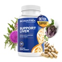 BioMatrix Liver Cleanse Detox e reparação, Extrato de alcachofra Fórmula de saúde do fígado, Suplemento de fígado com cardo de leite, taurina, metionina + 1 mês de fornecimento para homens e mulheres