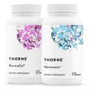 THORNE - ResveraCel (60 Cápsulas) & Memoractiv (60 Cápsulas) Bundle - Suporta Saúde do Cérebro e Envelhecimento Saudável - Glúten, Leite e Soja