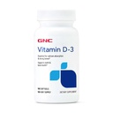 GNC Vitamina D3 50mcg Suplemento, Suporta dentes e saúde óssea, 180 Servings