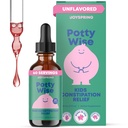 JoySpring Potty Wise – Gentle Digestive Support for Kids – Promove Digestion saudável com Senna & Elderberry – Vegan, Gluten-Free, Sugar-Free (2 fl oz) 60 Servings