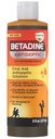 Solução de primeiros socorros antissépticos de Betadine, iodo de Povidona 10%, proteção contra infecção, mata germes em cortes menores raspas e queimaduras, sem promessa de Sting, sem álcool ou peróxido de hidrogênio, 8 FL OZ