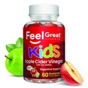 Sentir grande maçã Cider Vinagre Gummies para crianças Rico em enzimas digestivas e antioxidantes naturais para a saúde da gut
