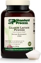 Processo padrão - Lactato de cálcio em pó - Saúde óssea e suporte imunológico - Suplemento de magnésio de cálcio para força óssea e saúde do sangue - Não lácteos, Não-Soy & Gluten-Free - 12 onças