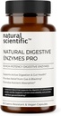 Enzimas Digestivas Pro - 18 Enzimas Naturais para Digestão de Papaya, Abacaxi & Mais - com Probióticos e Prebióticos - Baseada em Planta - 60 Cápsulas - Suplemento Alimentar Premium