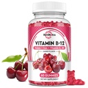 Vitamina B12 Gummies - 5000 mcg Metilcobalamina com ferro, Vitamina C, D3 & Folato, Apoio Energético e Metabolismo, Imune, B-12 Complex Chewable Supplement for Men & Women, Vegan- 60 Conde