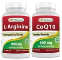 Melhores naturais L-Arginina 1000 mg & CoQ10 600 mg