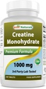 Melhores naturais Creatina Monohidrato 1000 mg 240 Comprimidos