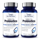 1MD Probióticos Completo Platinum Suporta Saúde Digestiva com Prebióticos de Nutrição, 51 bilhões ao vivo UFC, 11 strains, Dairy-Free ou 30 cápsulas vegetais (2-Pack)