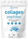 Micro Ingredientes Bovinos Colágeno Peptídios Pó, 1lb Tipo I & III + Proteína Natural . Fonte de Bovinos Gramados . Sem sabor.