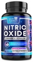 Nitric Oxide Booster 2560mg - Extra força L Arginina e Citrulina Suplemento para homens e mulheres - Premium Muscle Suportando Nitric Booster - Natural Energy & Heart Health Support - 120 Cápsulas