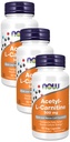 Now Suplementos, Acetil-L Carnitina 500 mg, Ácido Amino, Função Cérebro e Célula Nervosa*, 50 Cápsulas Veg (Pacote de 3)
