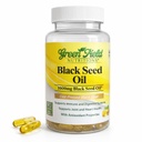 Greenfield Nutritions - Halal Black Seed Oil (Nigella Sativa), Sistema Imune de Suporte, Sistema Digestivo, e Joints Saúde, 90 cápsulas de vegetais líquidos