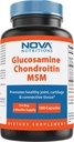 Nova Nutrições Tripla Força Glucosamina Condroitina HSH 2600mg/Caspas de serviço, Suporta Junta Saudável, Cartilagem e Tecido Conectivo - Promove Confort & Flexibilidade Conjunta Contagem 180