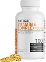 Bronson Natural Vitamina E Complexo 400 I.U. Suplemento (d-Alpha Tocoferol Plus d-Beta, d-Gamma, & d-Delta Tocoferols), Antioxidante Natural, 100 Softgels