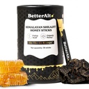 Melhor Alt Puro Himalayan Shilajit Sticks com mel orgânico, açafrão, fácil de consumir Shilajit, 30 Sticks para energia Boost & Imune Support, 85+ Trace Minerals, 75%+ Ácido fulvico