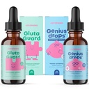 JoySpring Glutatione Liquid e Genius Drops Smartberry Vanilla para crianças