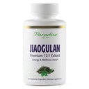 Paradise Herbs Jiaogulan, Adaptogen Energia Vital, Espectro inteiro ativo, Super Potente, Ultra Pure, Vegan, Não-GMO, Gluten Free 60 Cápsulas Vegetarianas