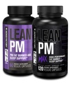 Jacked Factory Lean PM & Lean PM Max Night Time Queimador de gordura, suplemento de ajuda ao sono, e appetite Supressor para homens e mulheres (180 Cápsulas)