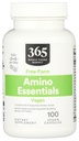365 por mercado inteiro de alimentos, Amino Essentials, 100 cápsulas