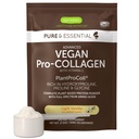 Igennus avançado Vegan Vanilla Colágeno Peptídeo em pó, Melhorado com Glicina, Prolina & Hidroxiprolina & Cofator Vitamina C, Não OGM, Vegetariana planta baseada Colágeno em pó Booster, 35 Servings