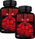 ONL Bull Blood Testosterona Booster - alta potência masculino potenciando Testosterona Suplemento para resistência e resistência - Test Booster com Maca Root, Horny Goat Weed & Tongkat Ali - 120 cápsulas (2-Pack)