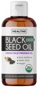 USDA Orgânico Black Seed Oil Liquid (16 fl oz) Premium Frio-Pressed Nigella Sativa Produzindo Puro Black Cumin Seed Oil - Suplemento Antioxidante - Vegan, Gluten-Free, & Non-GMO (Sem comprimidos ou cápsulas)