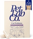 PetLab Co. Probióticos para Gatos, Suporte Gut Saúde, Diarréia Ocasional, Saúde Digestiva e Imune Suporte - Fácil de Usar - 30 Contagem