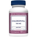 The Vitamina Shoppe Clorophyll 100mg - Suplemento Alimentar Natural, Superalimento Verde que Suporta o Sistema Imune e Produção de Energia, 'Desodorante Natural' (100 Cápsulas)