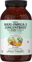 Omega 3 suplemento - Omega-3 óleo triplo concentrado com vitamina D3 - Fonte potente de ácido gordo EPA / DHA - coração, cérebro, saúde conjunta - Kosher certificado Wild Caught Marine Fish - 180 Softgels