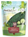 Comida para viver chlorela em pó, 8 onças - Kosher, algas verdes cruas, Vegan Superfood, Em massa, Puro Vegan Green Protein, Rico em vitaminas e minerais, Ótimo para bebidas, chás e smoothies