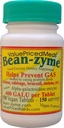 Bean-Zyme gás alívio para adultos força extra (150 ct) é 400 GAUL por comprimido Alpha Galactosidase, Vegan, Custo Menos, Enzima Digestiva Dietary Supplement Natural Food Enzyme