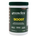 Greens First Boost - Proteína Baseada em Plantas & Nutrição Equilibrada - Superfood Shake Mix - Sem trigo ou soja - Dairy-Free - Vegan - Chocolate holandês, 12.28 oz.