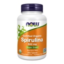 Now Alimentos Suplementos, espirulina orgânica 500 mg com vitaminas, minerais e GLA (ácido gama-linolênico), 200 comprimidos