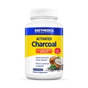 Enzymedica, Carvão Ativado, Reduz Gás Ocasional, Bloating & Indigestão, Suporta Detox Natural, 60 Contagem