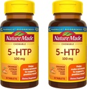 Natureza mastigável 5HTP 100mg, 5-HTP suplemento de suporte de humor, 30 5 HTP comprimidos mastigáveis, 30 fornecimento de dia (Pacote de 2)