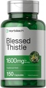 Horbaach bem-aventurado Thistle Cápsulas 1600 mg Contagem > 150 Max Potência □ Não-GMO, Suplemento de ervas sem glúten
