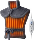 BOB E BRAD almofada de aquecimento para alívio da dor nas costas, FSA Edge-pesado almofada de calor elétrico para pescoço HSA Elegível, ombros e alívio completo do corpo, aquecimento rápido, certificado ETL, Presente para as mulheres família homens 24"x34"