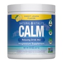 Natural Vitalidade calma, Suplemento de magnésio, Anti-Stress Beber Mix Pó, Glúten livre, Vegan, & Não-GMO, Limão doce, 8 onças