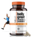 Probiótico diário para as mulheres, homens + crianças Probiótico – Belly grandes prebióticos e probióticos para Gut Health & Imune Support + Vitamina D3, Folato B Vitaminas: 15 Strain, Gluten Free -60 Contagem