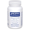 Encapsulamentos Puros Ubiquinol-QH - 200 mg Ubiquinol - Forma Ativa de Coenzima Q10 - Apoio ao Metabolismo do Coração & Energia* - Suplemento Antioxidante - 60 Cápsulas Softgel
